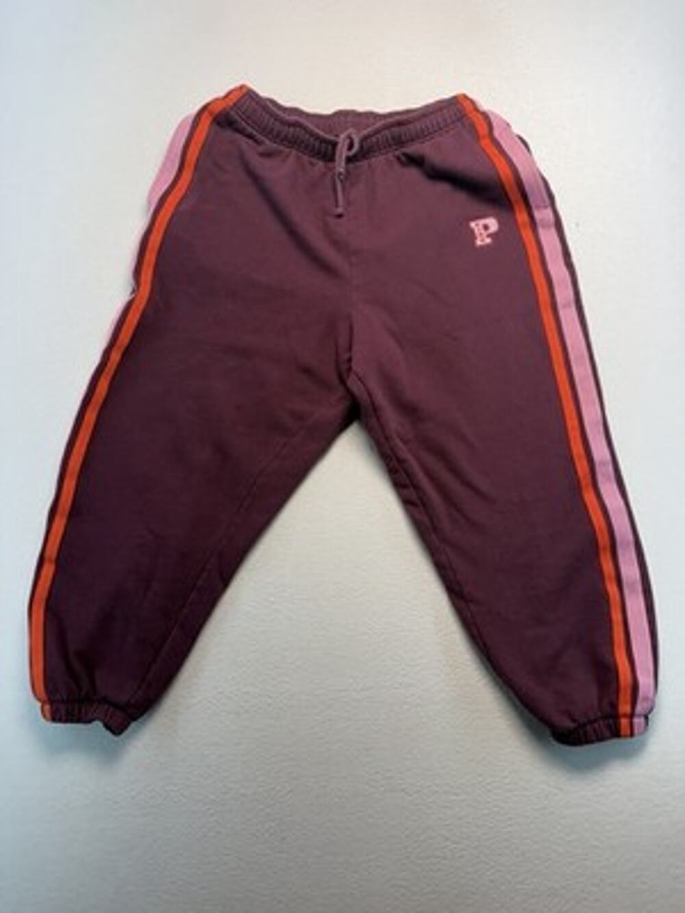 PINK XL Classic Sweatpants Women Pink Burgundy Tie Waist Pockets Feminine Cozy￼